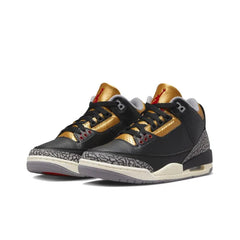 JORDAN 3 RETRO BLACK CEMENT GOLD