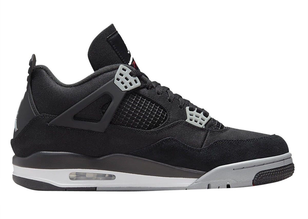 Air Jordan 4 Black Canvas